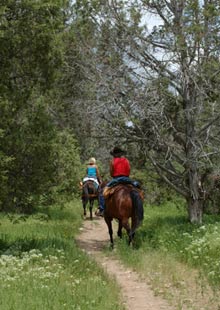 trail riding